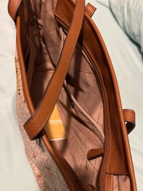 Michael Kors Tan/Brown Signature Tote